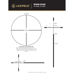 VX-3HD 4.5-14x40mm SFP CDS-ZL Wind-Plex Reticle Burnt Bronze - photo 7