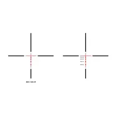 Neos 6-18x44mm SFP Illuminated BDC 500 IR Reticle Black - photo 2