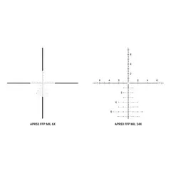 Midas TAC HD 6-24x50mm FFP APRS3 MIL Reticle Black - photo 3