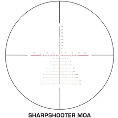 Kentucky Long Precision 3-18x50 FFP Ill Sharpshooter MOA Blk - photo 4
