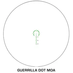 Arrowhead LPVO 1-10x24mm SFP Ill Guerrilla Dot MOA-Green Blk - photo 4