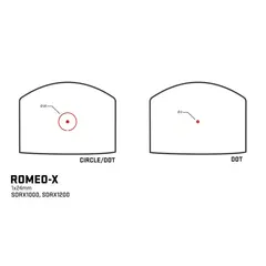 ROMEO-X Circle Dot Reticle Compact Footprint Black - photo 7
