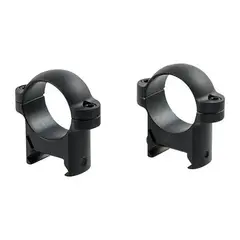 Zee Rings 1" Medium Steel Rings Matte Black - photo 1