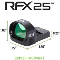 RFX25 1X20 Micro Green Dot for Docter/FastFire/Venom Black - photo 5