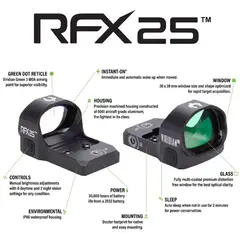 RFX25 1X20 Micro Green Dot for Docter/FastFire/Venom Black - photo 6
