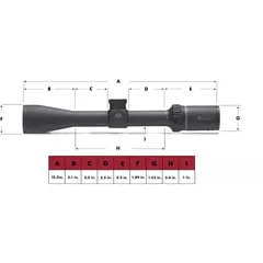 Fullfield E1 3-9x40mm SFP Ballistic Plex Shotgun Black - photo 1