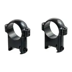 Zee Rings 1" High Steel Rings Gloss Black - photo 1