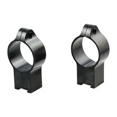1" High (0.60") 11mm CZ Rings, Black - photo 1