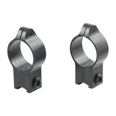 1" High (0.60") 11mm Dovetail Rings, Black - photo 1
