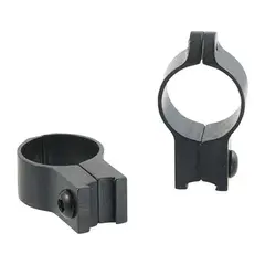 1" High (0.60") 11mm Dovetail Rings, Black - photo 2