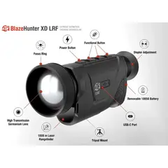 Blazehunter XD 2-16x 1280x1024 Thermal Monocular w/LRF - photo 1