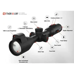 Elite 2-16x 640X512 Res Thermal Rifle Scope w/Laser - photo 10