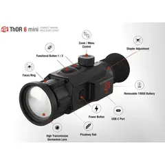 ThOR 6 Mini 2-16x 640X512 Res Compact Thermal Rifle Scope - photo 9