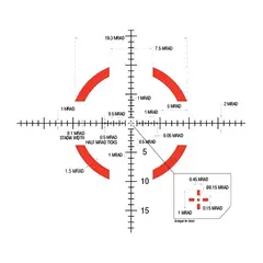 VCOG 1-8x28mm FFP Illum Red MRAD Crosshair Dot BLK W/TA51 MT - photo 1