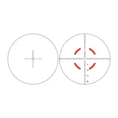 VCOG 1-8x28mm FFP Illum Red MRAD Crosshair Dot BLK W/TA51 MT - photo 3