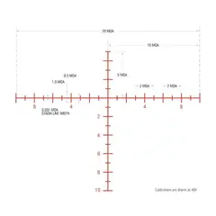 Tenmile 5-50x56mm SFP Illum Red/Green MOA Long Range Black - photo 6