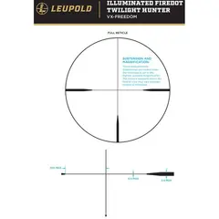 VX-6HD GEN2 3-18x56mm SFP Ill Firedot Twilight Hunter BLK - photo 8