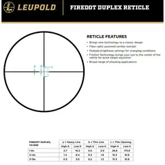 VX-6HD GEN2 3-18x50mm SFP Firedot Duplex Black - photo 7