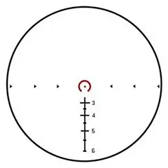 Tango6T 1-6x24mm FFP Illum 556/762 Horseshoe Dot Reticle FDE - photo 3