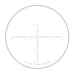 Tenmile HX 5-25x50mm Illum SFP Red MOA Center Dot, Black - photo 5