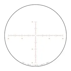 Tenmile HX 5-25x50mm Illum SFP Red MOA Center Dot, Black - photo 6