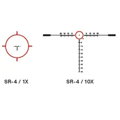 Vudu 1-10x28mm FFP Illuminated SR4 MOA Reticle Black - photo 3