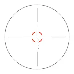 1-8x28mm FFP Illum Red/GRN MOA Segmented Circle Ret Black - photo 6