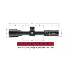 Veracity PH 4-20X50mm FFP Ill Rapid Cross MOA Reticle BLK - photo 3