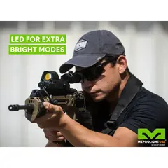 MOR PRO 4.3 MOA Green Dot/Laser pointer/IR Reflex Sight BLK - photo 11