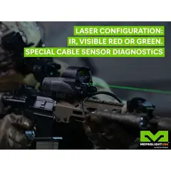 MOR PRO 4.3 MOA Green Dot/Laser pointer/IR Reflex Sight BLK - photo 2