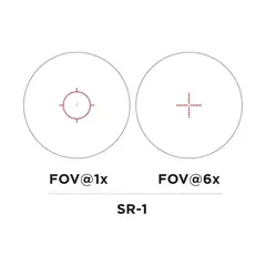 Vudu 1-6x24mm FFP Illuminated Red SR1 MRAD Black - photo 5