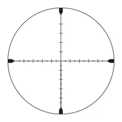 6-24x50mm SFP Illum Red LED Dot MRAD Ranging Reticle Black - photo 4