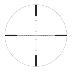 6-24x50mm SFP Illum Red LED Dot MRAD Ranging Reticle Black - photo 5