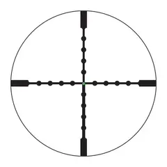 AccuPoint 1-6x24mm SFP Illum Green MIL-Dot Crosshair BLK - photo 2