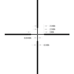 AccuPoint 4-16x50mm SFP Illum Green STD Duplex Crosshair BLK - photo 4