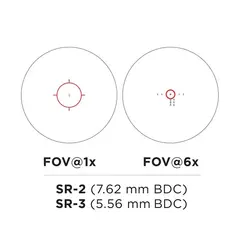 Vudu 1-6x24mm FFP Illuminated Red SR3 MOA Black - photo 5