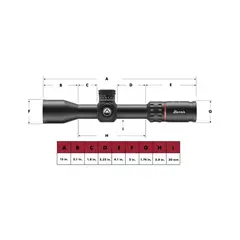 Veracity PH 3-15X44mm FFP Ill Rapid Cross MOA Reticle Black - photo 9