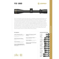 VX-3HD 3.5-10x50mm SFP Duplex Reticle Black - photo 7