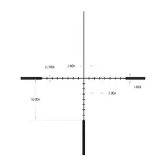 Ascent 3-12x40mm SFP BDC Target Holds Reticle Black - photo 7