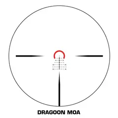 Warhorse 1-6X24mm FFP Illuminated Red Dragoon MOA Black - photo 3