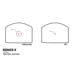 ROMEO-X Circle Dot Reticle Pro Footprint Black - photo 6