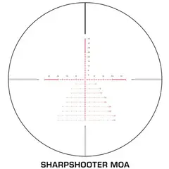 Warhawk Precision 2-10x44mm FFP Ill. Sharpshooter MOA Black - photo 4