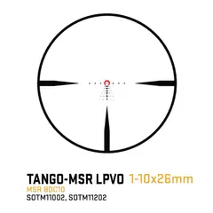 Tango-MSR LPVO 1-10x28mm SFP Illum MSR BDC10 Black W/Mount - photo 1