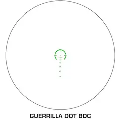 Arrowhead LPVO 1-8x24mm SFP Ill Guerrilla Dot BDC-Green Blk - photo 3