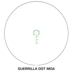 Arrowhead LPVO 1-8x24mm SFP Ill Guerrilla Dot MOA-Green Blk - photo 3