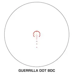 Arrowhead LPVO 1-8x24mm SFP Ill Guerrilla Dot BDC-Red Black - photo 5