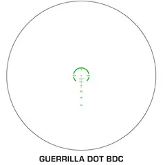 Arrowhead LPVO 1-6x24mm SFP Ill Guerrilla Dot BDC-Green Blk - photo 3