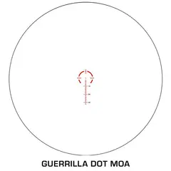 Arrowhead LPVO 1-6x24mm SFP Ill Guerrilla Dot MOA-Red Black - photo 2