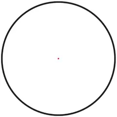 Freedom RDS 1x34mm Red Dot 1.0 MOA Dot Without Mount Black - photo 4