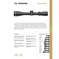 VX-Freedom 3-9x40mm SFP Hunt-Plex Reticle Black - photo 10